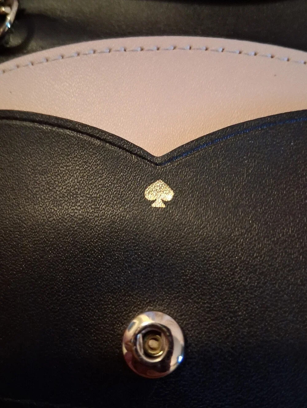 NWOT Kate Spade Nadine Black Leather Casual Everyday Keychain Keycard Wallet